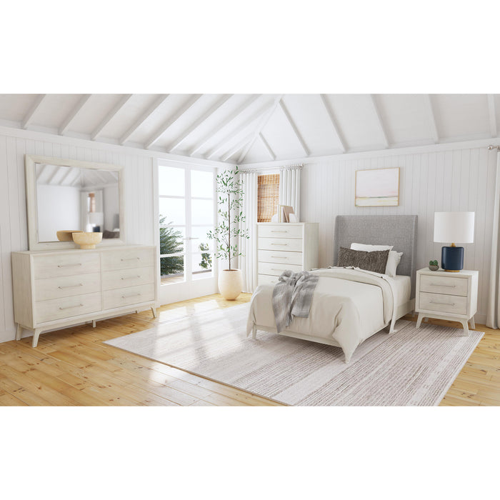 Westland UPH Bedroom Set with Grey Fabric - American Home Express Outlet (San Antonio, TX)