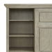 Whit-Ash 5-Drawer Door Chest in Light Grey - American Home Express Outlet (San Antonio, TX)