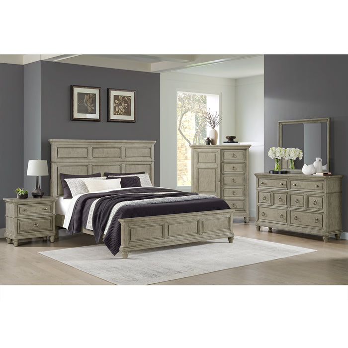 Whit-Ash Dresser and Mirror Set in Light Grey - American Home Express Outlet (San Antonio, TX)