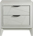 Elements International Artis Nightstand in White image