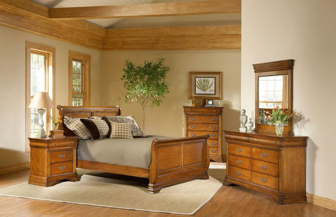 Elements International Shenandoah Chest in Classic Oak