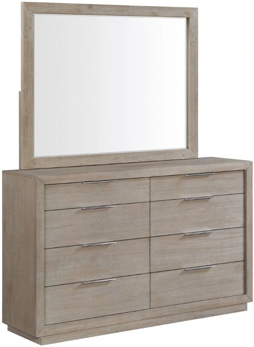 Elements International Arcadia Mirror in Grey