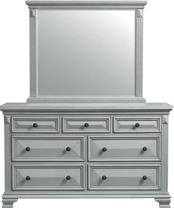 Elements International Calloway Grey Dresser in Grey