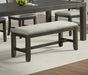 Elements International Colorado Bench in Charcoal image