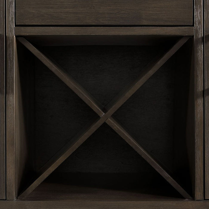 Elements International Grady Server in Brown