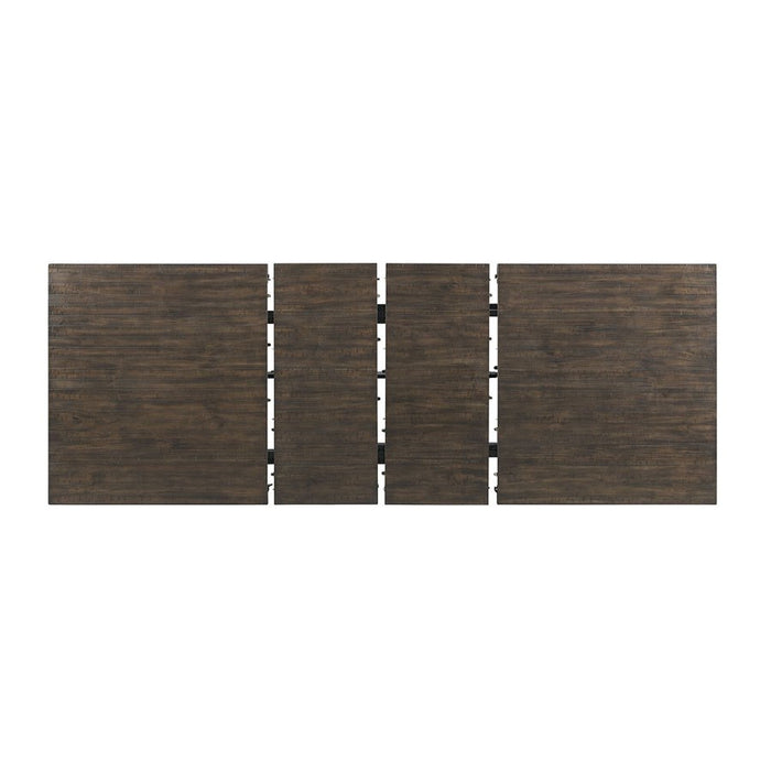 Elements International Stone Counter Height Dining Table in Dark AshC