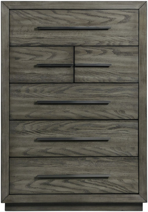 Elements International Elation 6 Drawer Chest in Gray image