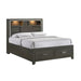 Elements International Sasha Queen Music Bed in Charcoal image
