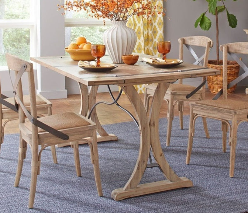 Elements International Sonoma Dining Table in Natural Alder image