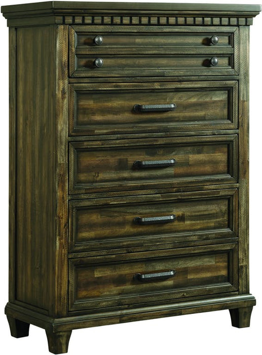 Elements International McCabe Chest in Distressed Lacquer image