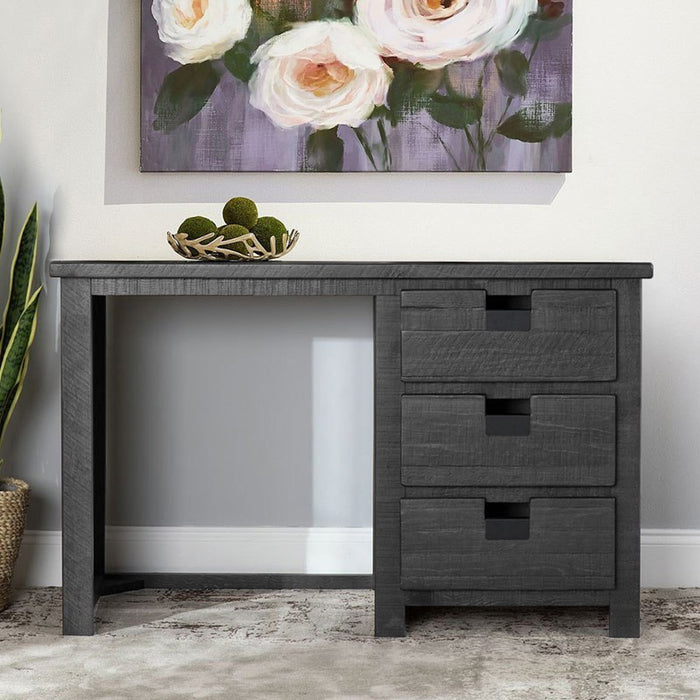 Elements International Vista Computer Desk in Grey