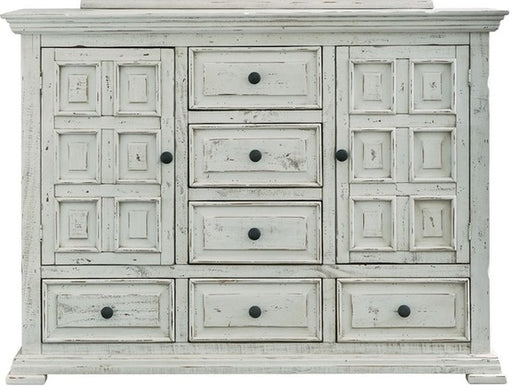 Elements International Olivia White 8 Drawer Dresser image