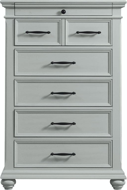 Elements International Slater 7 Drawer Chest in Grey image