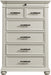 Elements International Slater 7 Drawer Chest in White image